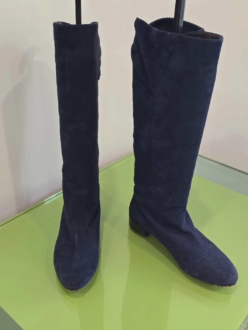 Missoni Women's Navy Suede Knee-High Boots